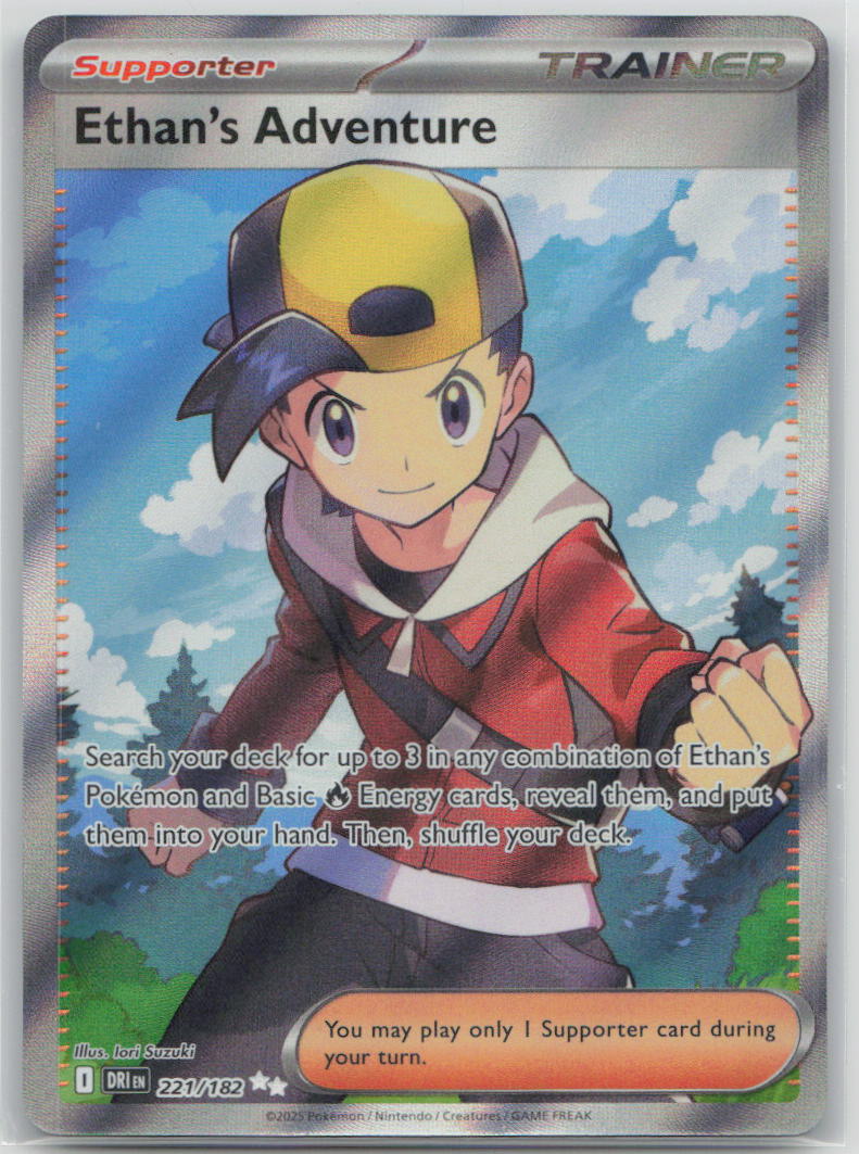 Ethan's Adventure 221/182 SV10: Destined Rivals Pokemon NM English