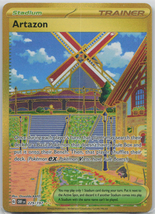 Artazon 229/197 SV03: Obsidian Flames Pokemon NM English