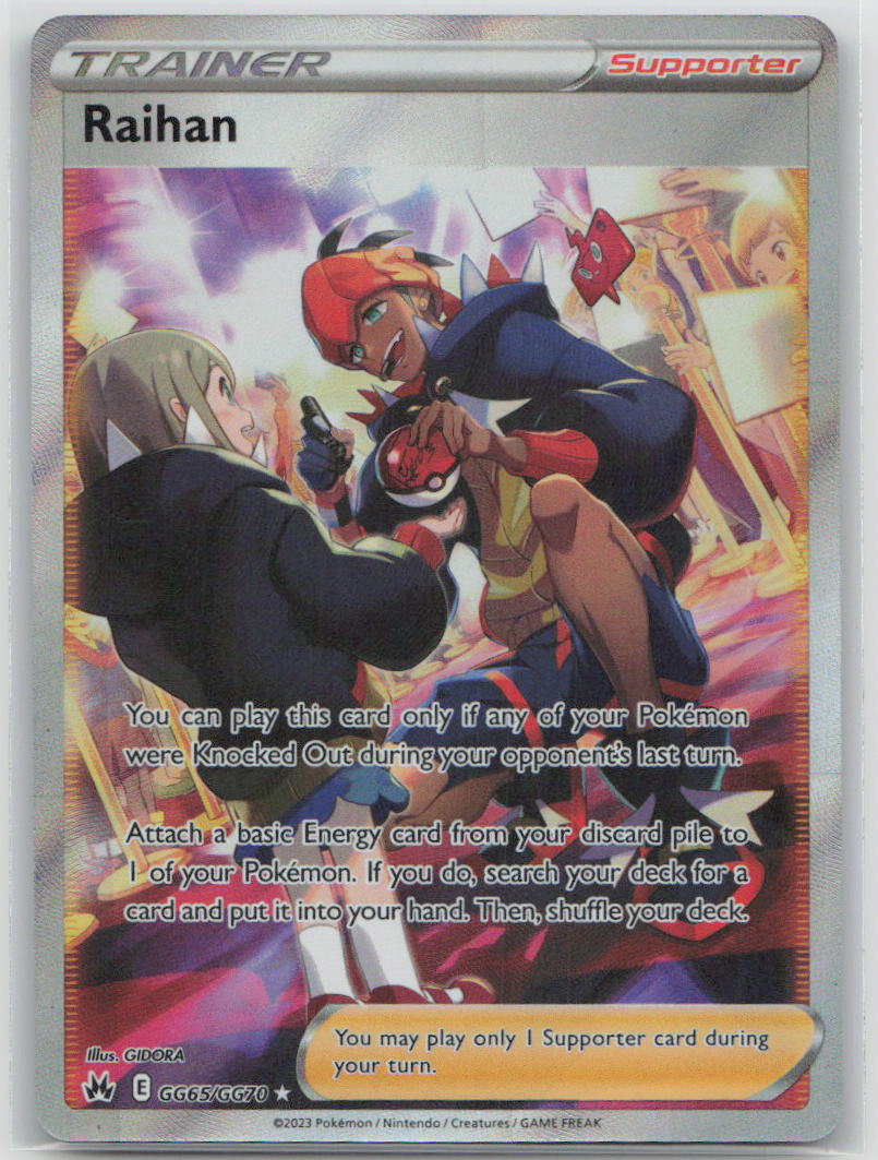 Raihan GG65/GG70 SWSH: Crown Zenith: Galarian Gallery Pokemon NM English