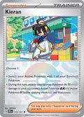 Kieran - (Poke Ball Pattern) 113/131 SV: Prismatic Evolutions Pokemon NM English