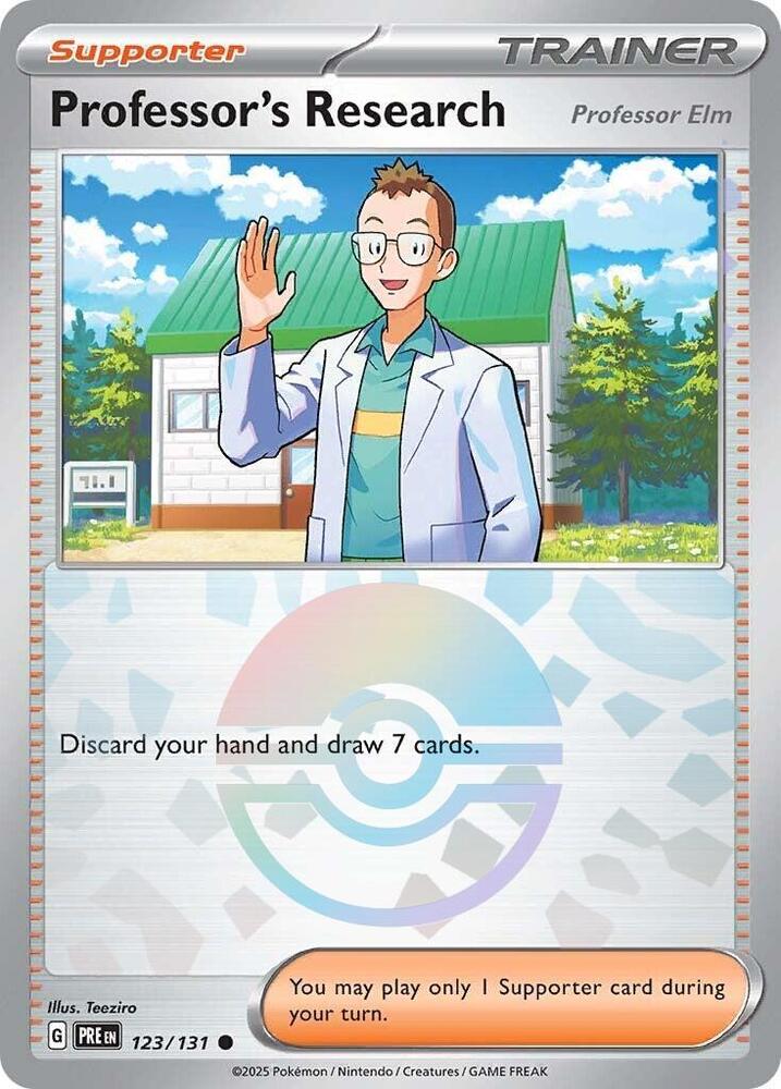 Professor's Research [Professor Elm] (Poke Ball Pattern) 123/131 NM