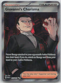 Giovanni's Charisma 197/165 SV: Scarlet & Violet 151 Pokemon NM English