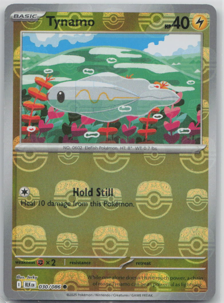 Tynamo (Master Ball Pattern) 030/086 SV: Black Bolt Pokemon NM English