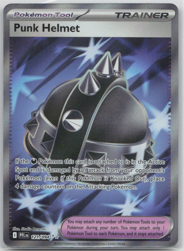 Punk Helmet 121/094 ME02: Phantasmal Flames Pokemon NM English